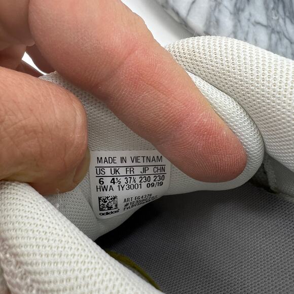 Reebok Womens 6 Shoe Cloud White Leather Entrap Low Top Athletic Sneakers EG4329 - Picture 10 of 12